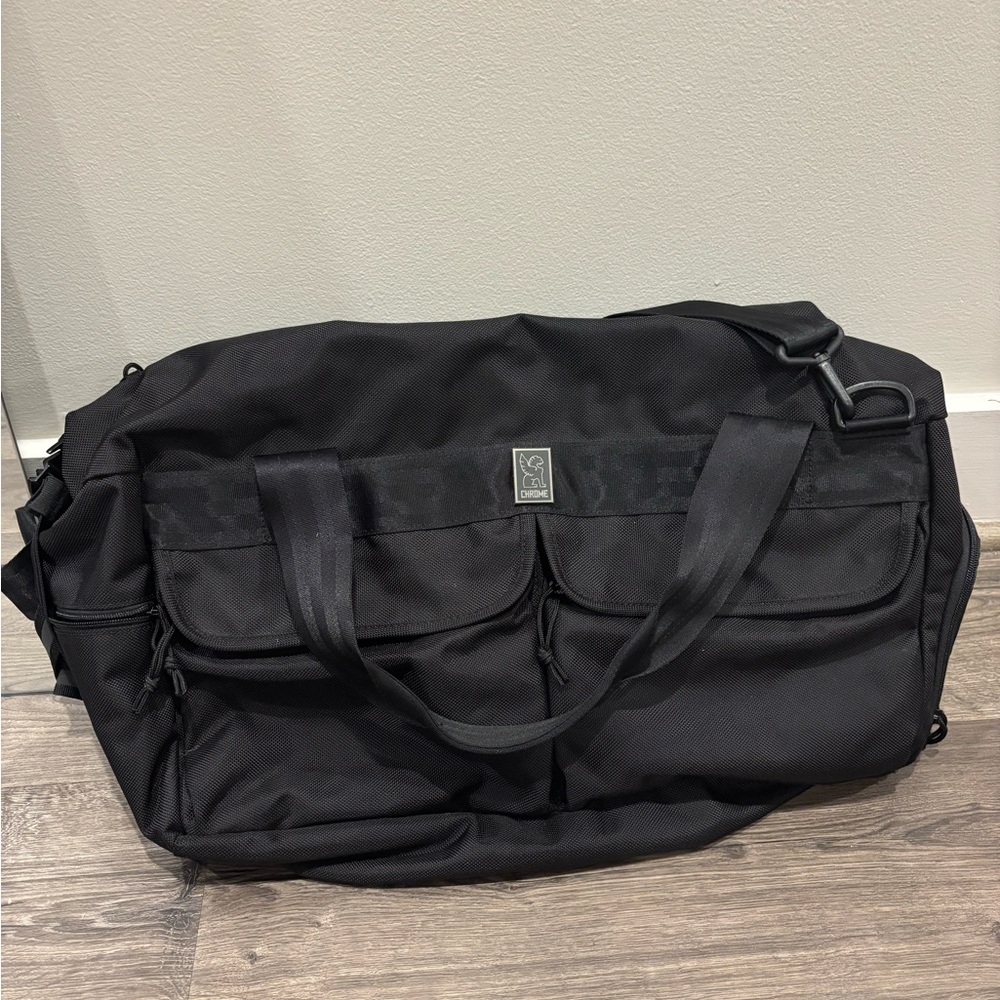Classic Black Duffel Bag